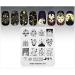 KADS Nail Art Stamping plate Nail Template Nail Art Design Tool Nail DIY Design Image Plate (FA054) - Buy Online on GoSupps.com