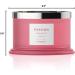 HomeWorx Passion Aromatherapy Candle - 3-Wick Sandalwood & Vanilla | Premium Scented Candle for 40 Hours of Clean Burn - International Shipping Available - Buy Online on GoSupps.com