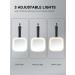 MirrorNova Square Hand Mirror with 3 Adjustable Lights, Makeup Mirror with Handle - Black, 6.2 x 11 x 0.5 inch - Buy Online on GoSupps.com