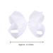 DEEKA 6 Inch White Grosgrain Ribbon Hair Bow Alligator Clips - 12 PCS Hair Accessories for Girls - Buy Online on GoSupps.com