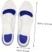 FOMIYES Shock-Absorbing Insole Cushions - Elastic Massaging Shoe Pads for Ultimate Comfort | International Shipping Available - Buy Online on GoSupps.com