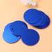 Milists 16-Piece Aluminum Alloy Blank Tags for Pets - Round Deep Blue 3.5cm DIY Accessories for Traction Ropes - Buy Online on GoSupps.com
