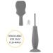 Baby Diaper Cream Brush Set - 4 Pack Silicone Spatula Applicators for Newborns - 2 Large & 2 Small Sizes - Gray and White - Buy Online on GoSupps.com