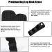 Dog Knee Brace 2 Pcs Canine Rear Hock Joint Brace Support Helps Relieve Injured Dislocated Patella Arthritis or Diseased Pet's Legs Dog Leg Braces for Back Leg|Black (S) - Buy Online on GoSupps.com
