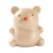 Bear Finger Nail Brush | Cute Bear Hand Fingernail Brush Cleaner | Easy To Grip Bear Finger Nail Brush With Soft Bristles Gently Cleans Kid's Nails Beige