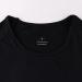 Women's Compression Running Crop Top | Short Sleeve Fitness T-Shirt - Medium Black - Buy Online on GoSupps.com