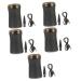 minkissy 5 Sets Razor Clippers Aluminum Alloy 3D Shave