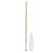 Stainless Steel Double Head Ear Spoon Ergonomic Design Relieves Itching Glossy Rounded Spiral Spring Ear Stick(Rose Gold)