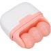 2 in 1 Pink Facial Roller - Cold Massage Roller for Eye Puffiness Relief Anti-Aging Skincare & Pore Reduction - Buy Online on GoSupps.com
