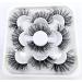 HBZGTLAD new 5 Pairs 25 mm 3d Mink Lashes Bulk Faux with Custom Natural Mink Lashes Pack Short Wholesales Natural False Eyelashes (QZ-03) 1 Count (Pack of 1)