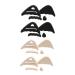 4 Pairs Toe Plug Sponge Shoe Pads Shoe Cushions Inserts Women Toe Cushions for Women Shoes Shoe Inserts for Shoes Toe Filler Inserts for Women Casual Shoes Eva Women's