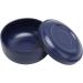 Men's Shaving Soap Bowl with Lid | Dark Blue Wet Shaving Kit Addition | Premium Shaving Cream Bowl for Smooth Shaves - Buy Online on GoSupps.com