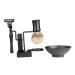 Fomiyes 2-part razor for men shaving soap for men cream suit Bart-razor shell men's razor for the shaving tool set for men manual brush holder container