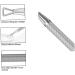 Cuticle Pusher Nail Armor Stainless Steel Triangle Cuticle Peeler Scraper Remove Gel Nail Polish Nail Art Manicure Remover Tool Nail remover - Buy Online on GoSupps.com
