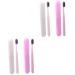 Mobestech 4pcs Toothbrush Set Portable Toothpaste Gift Lover PP Raw Material