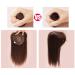 Remeehi Top Hair Piece - Straight Synthetic Clip-In Hairpiece with Bangs for Women - Thin Natural Black - Buy Online on GoSupps.com