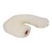 Lambskin neck hot water bottle set cuddly hot water bottle cover made of real Merino sheepskin + rubber bottle color white