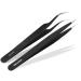 Eyebrow tweezers Hair plucking tweezers Hair plucker Pointed tweezers set