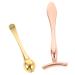 1 Set Eye Roller Head T-bar Set Facial Dark Circles Eye Eye Stick Eye Cream Applicator Tool Fake Hair Edges Under Eye Face Digging Spoon