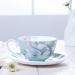 Elegant Ceramic Coffee Cup and Saucer Timpani Lunch Cup Home Kitchen Office 200 ml - Buy Online on GoSupps.com