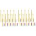 Beaupretty 20 pieces and toothbrush colors with one -way toothbrush women for men travel packaging size hotelset toothpaste individually mixed 1 piece (1 -pack) as shown