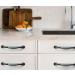 Bow Pull Handle Cabinet Handle 5pcs Kitchen Cabinet Door Handle with Blue Porcelain Gray Ceramic Furniture Drawer Knob Zinc Alloy Cupboard Furniture Pull(C96mm) (Color : B Size : 128mm) 128mm B - Buy Online on GoSupps.com