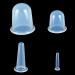 Silicone Cup Set - 4 Transparent Massage Cups for Fat Reduction & Face Massage Aid - Buy Online on GoSupps.com