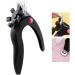 Acrylic Nail Clipper Nail Art Scissors U-Shaped Nail Scissors Nail Edge Trimmers False Nail Tip Scissors Black - Buy Online on GoSupps.com
