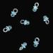 200 Mini Clear Blue Baby Pacifiers for Baby Shower Favors and Party Decorations - DIY Small 1/2x3/4 inch - Buy Online on GoSupps.com