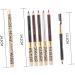 FOMIYES 6 Pcs Black Eyebrow Pencil Makeup Eyebrow Pencils Long Lasting Eyebrow Pencils Eyeliner Girl Gel - Buy Online on GoSupps.com