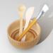 Shop Eco-Friendly Bamboo Mask Mixing Bowl Set with Spoon & Spatula for DIY Skin Care | Ideal for Home & Salon Use - Buy Online on GoSupps.com