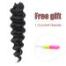 Ocean Wave Deep Twist Crochet Hair 14 Inch - 8 Packs Natural Black Synthetic Braiding Hair Extensions - ToyoTree - Buy Online on GoSupps.com