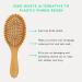 Regrowz Bamboo Paddle Hair Brush with Round Bristles - Detangling & Scalp Massage - Eco-Friendly & Unique - Buy Online on GoSupps.com