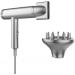 Travel Hair Dryer - Professional Foldable Blow Dryer with Diffuser Lightweight & Powerful Salon Hairdryer with Brushless Motor - Silver - Buy Online on GoSupps.com