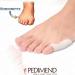 Pedimend Tailor Bunion Relief Gel Pads - 4 PCS Small Toe Separator & Pinky Toe Straightener | Bunionette Protection Sleeve - Buy Online on GoSupps.com