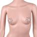LUOEM Acrylic Nipple Covers Rhombus Shape Breast Face Jewels Gem Stones Bindi Stickers (White Black) - Buy Online on GoSupps.com