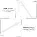 Frcolor 110st Nose Hair Removal PP Stick - Plastic Nose Wax Applicator & Trimmer Clean Wax Sticks 7.00x1.50cm - Shop Internationally! - Buy Online on GoSupps.com