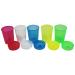 ArvoMed 5 sippy cups + 5 lids with medium opening (8x4) drinking cup sippy cup