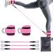 Hip Lift Ankle Resistance Elastic Trainer Foot Ring Hip Leg Tension Rope Shaping