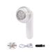 Rechargeable Fabric Shaver - Replaceable Fabric Shaver Fuzz Remover | Multifunctional Sweater Lint Shaver | USB Charging Pilling Trimmer with Stainless Steel Cutter for Sweaters Blanket and Couch White