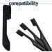 JUPSDDTH Electric Toothbrush Replacement Heads 4-Pack - Compatible with Quip Toothbrush (Black) - Buy Online on GoSupps.com