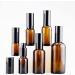 JIHUOO 4pcs 30ml Empty Amber Glass Spray Bottles - Perfume Atomizer with Fine Mist - Brown Glass Vials for Travel & Home Use - Buy Online on GoSupps.com