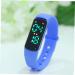 Yarnow Safety Arm Bands & Silicone Bracelet for Kids | LED Tracking Fitness Watch | Durable Boys Bracelet 23*2cm - Blue - Buy Online on GoSupps.com