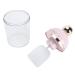 Electric Facial Cleanser Foam Cup Rich Foam Waterproof Face Wash Foam Maker Bottle Rechargeable for Travel (Pink)