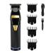 Hair Clippers for Men Rechargeable Electric Hair Clipper For Men Hair Trimmer Working Display Light Professional Electric Shaver Beard Razor (Color : Black)