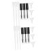 Healeved 6 Sets Mascara Tube Lash Applicator Bottle Clear Mascara for Eyelashes Eyelash Wand Tube Plastic