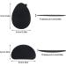 Beiyoule 10 Pairs Non-Skid Shoe Pads - Self-Adhesive Grip Sole Protector in Black | Anti-Slip Shoe Bottoms for Safety - Buy Online on GoSupps.com