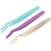 FOMIYES 15 STK Eyelash Extension Tweezers Bent False Eyelash Removal Tools for Perfect Application - Buy Online on GoSupps.com