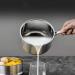 Nonstick Milk PanMilk Pan Cooking pots Milk Pan Household Multifunctional Stainless Steel Non-Stick Pan Inner Wall with Scale Label with Glass Cover - Buy Online on GoSupps.com