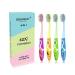N-amboo Soft Bristles Colorful Kids Toothbrush for Toddler Girls Boys - Pack of 4 - Buy Online on GoSupps.com